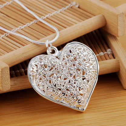 "Locket of Love" 925 Sterling Silver Heart Pendant