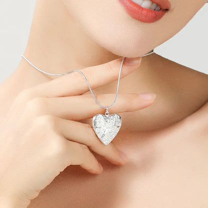 "Locket of Love" 925 Sterling Silver Heart Pendant