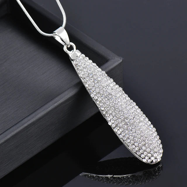 "Crystal Elegance" Pendant Necklace