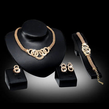 14K Gold Plated Complete Jewelry Set