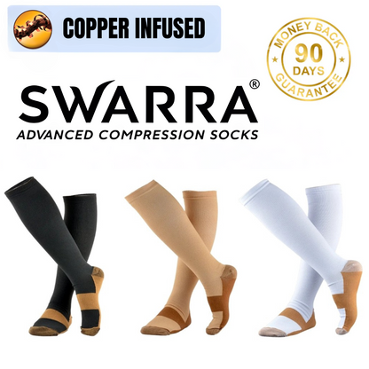 Protect your legs from swelling and circulation emergencies