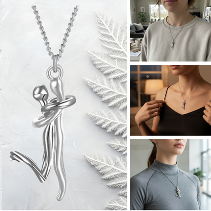 Eternal Embrace™ Hug Necklace for Loved Ones