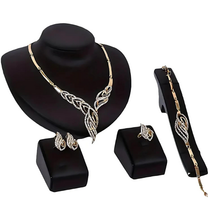 14K Gold Plated Complete Jewelry Set