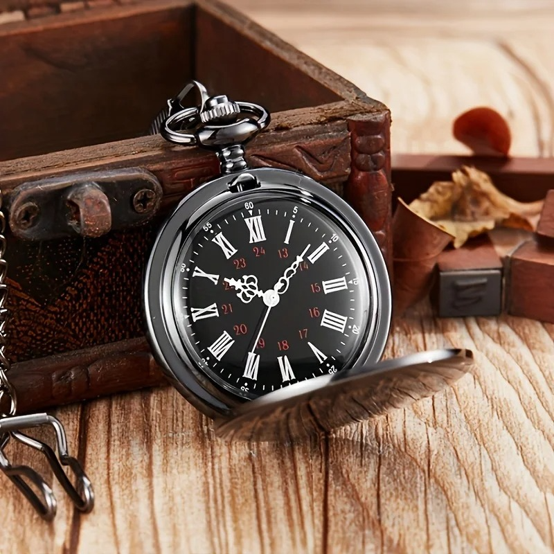 Engraved Message Stainless Steel Pocket Watch