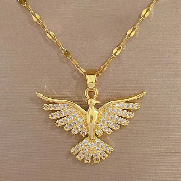 Phoenix Charm Necklace